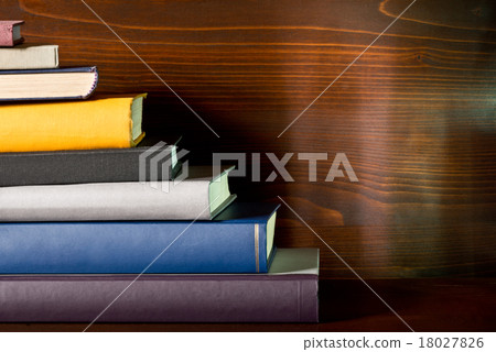 books in the bookshelf 18027826