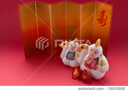 新年賀卡材料 18028088