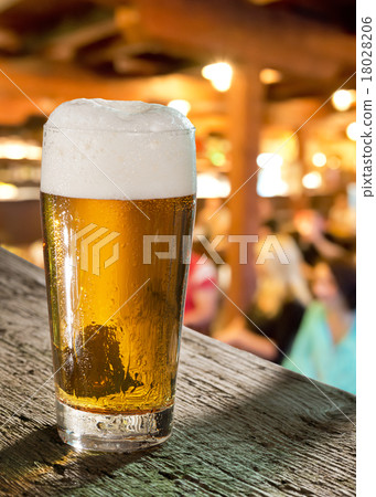 glass of beer in pub glass of beer in pub 18028206