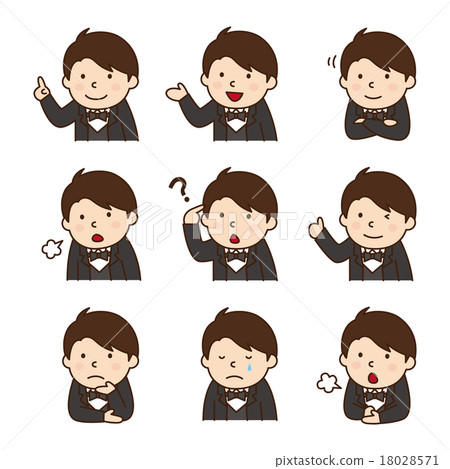 面部表情_男性禮賓 18028571