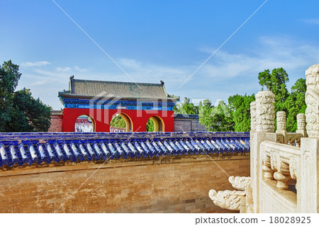 Circular Mound Altar  Temple of Heaven in Beijing. 18028925