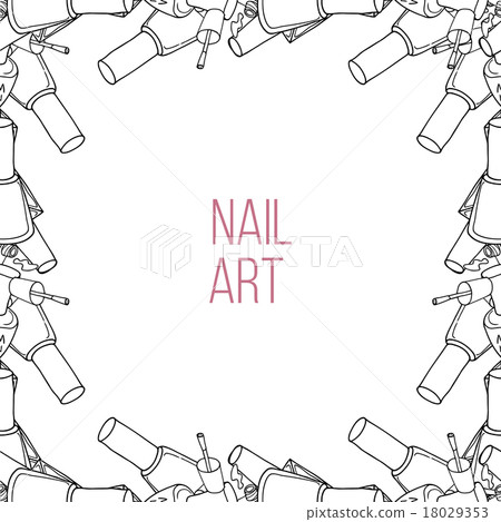 Vector nail lacquer bottles  18029353
