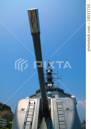 霧島的54口徑127毫米單發槍 18031738