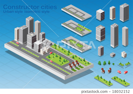 Isometric city Isometric city 18032152