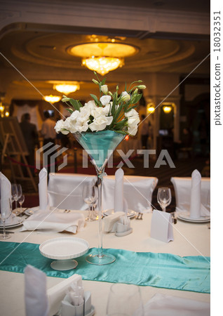 Table set for an event party or wedding reception 18032351