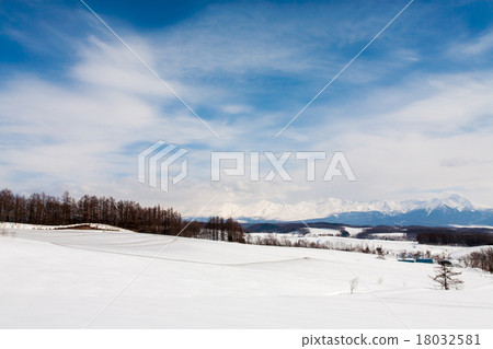 冬天的十胜山脈 18032581