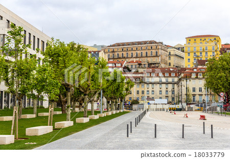 Buildings in the city center of Lisbon - Portugal Buildings in the city center of Lisbon - Portugal 18033779