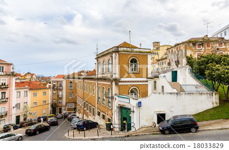 Buildings in the historic center of Lisbon 18033829