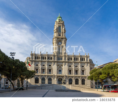 Town hall of Porto, Portugal Town hall of Porto, Portugal 18033878
