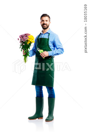 Young handsome gardener Young handsome gardener 18035169