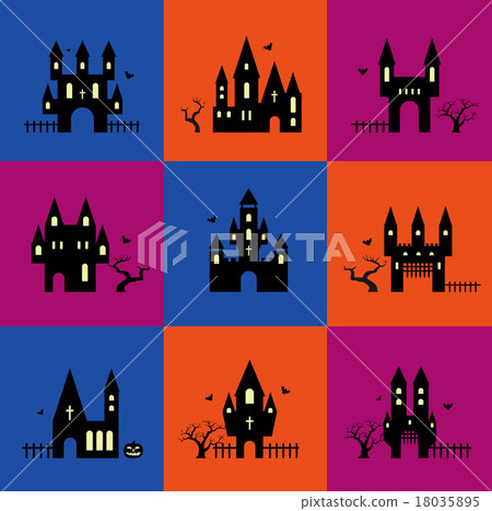 Halloween silhouettes Halloween silhouettes 18035895