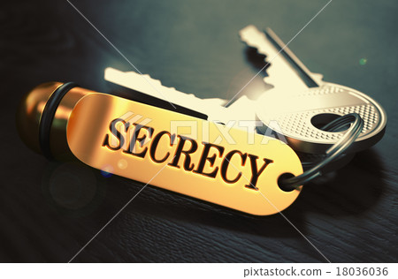 Secrecy written on Golden Keyring. 18036036