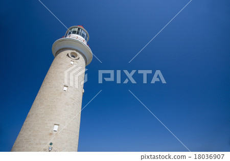 Lighthouse against clear blue sky Lighthouse against clear blue sky 18036907