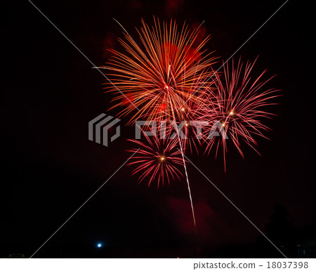 A large Fireworks Display event. 18037398