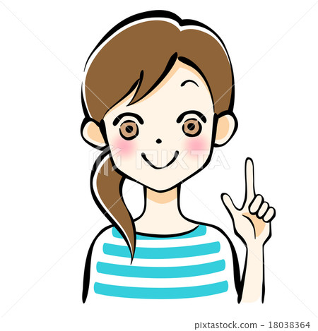 Explain female hand-drawn wind 18038364