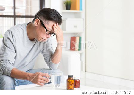 Mature Asian Chinese man headache Mature Asian Chinese man headache 18041507