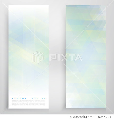 Vector banners and triangles. Vector banners and triangles. 18043794