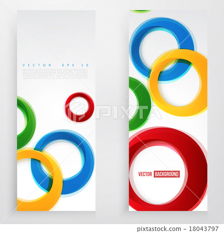 Vector colorful circle. Vector colorful circle. 18043797