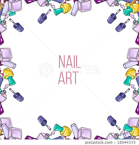 Vector nail lacquer bottles  18044155