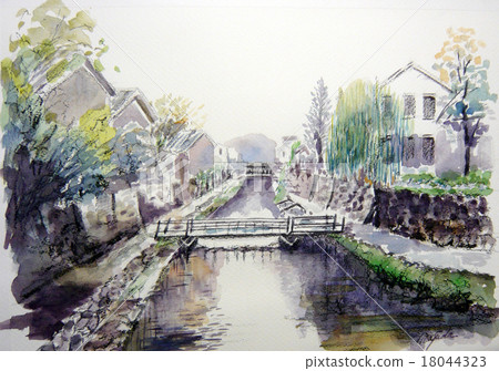 近江八幡的素描 18044323