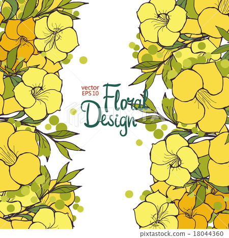 floral border 18044360