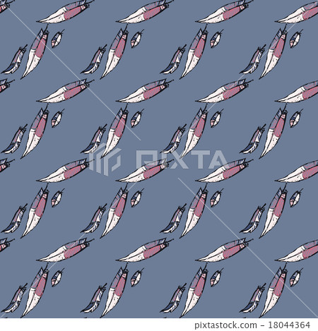 seamless pattern with feathers 18044364