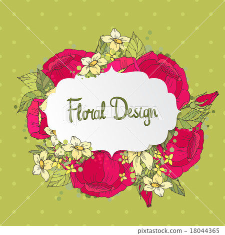 Floral Frame 18044365