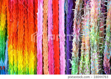 A thousand paper cranes of Nagasaki Peace Park 18044763