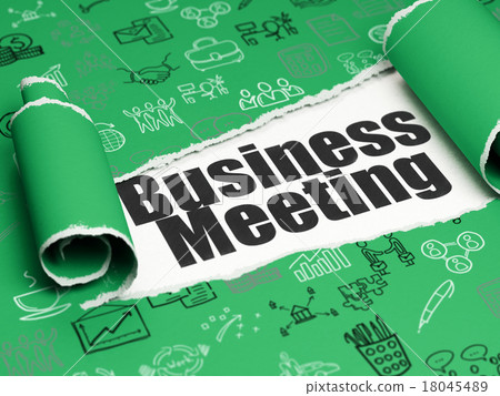 Finance concept: black text Business Meeting under Finance concept: black text Business Meeting under 18045489
