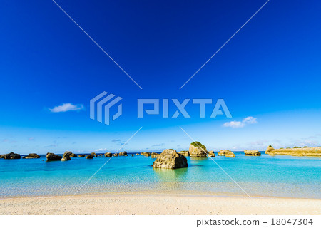 沖繩,海,海岸,風景 沖繩,海,海岸,風景 18047304