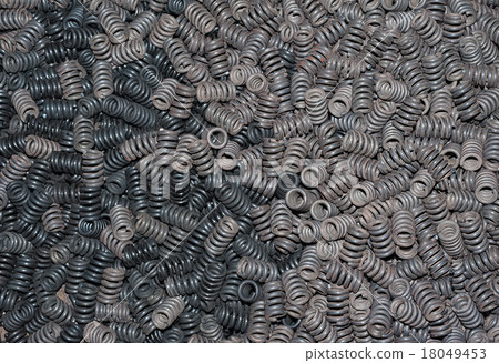 Background of metal springs for making binding 18049453