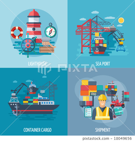 Sea Port Flat Set 18049656