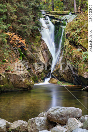 Szklarki waterfall in Poland  18050302