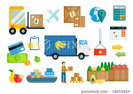 Import export fruits and vegetables delivery Import export fruits and vegetables delivery 18050984