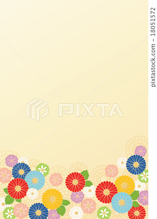 背景材料 - 總和，菊花11 18051572