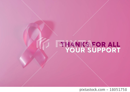 Breast cancer awareness ribbon banner background Breast cancer awareness ribbon banner background 18051758