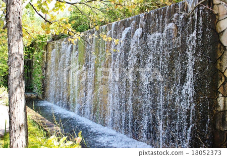 莫奈的花園瀑布 18052373