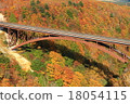 Autumn leaves and bridge 18054115