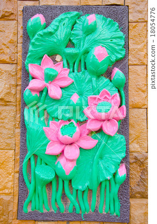 Low relief cement Thai style. Low relief cement Thai style. 18054776