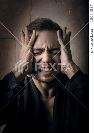 Shocked young man Shocked young man 18054857