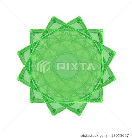 green snowflake 18055667