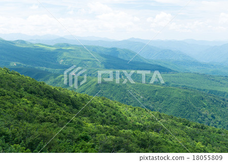 Mt. Mountain Range in summer 18055809