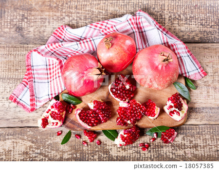 fresh pomegranates fresh pomegranates 18057385