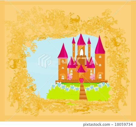 Magic Fairy Tale Princess Castle - Stock Illustration [18059734] - PIXTA