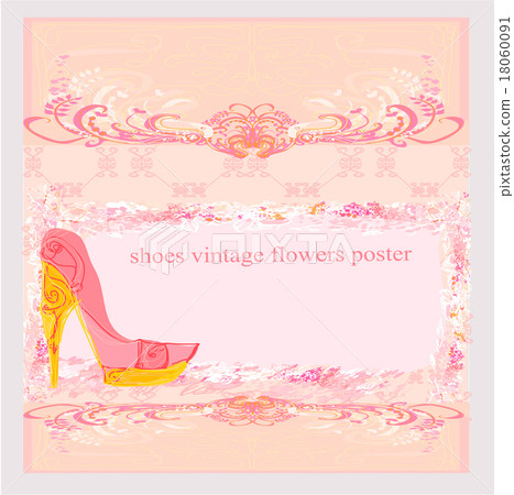 shoes vintage poster 18060091