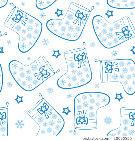 Christmas Stockings, Seamless Christmas Stockings, Seamless 18060590