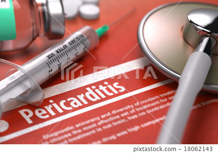 Pericarditis - Printed Diagnosis. Medical Concept. Pericarditis - Printed Diagnosis. Medical Concept. 18062143