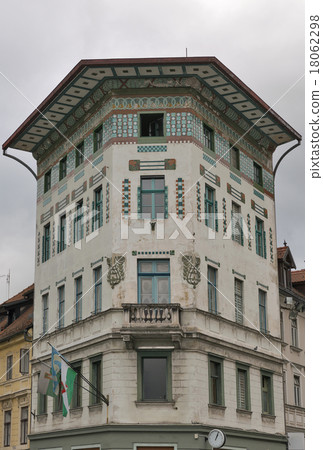 Hauptman house in Ljubljana, Slovenia. Hauptman house in Ljubljana, Slovenia. 18062298