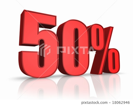 Red Fifty Percent 18062946