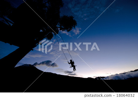 Eruption of a volcano Tungurahua Eruption of a volcano Tungurahua 18064032